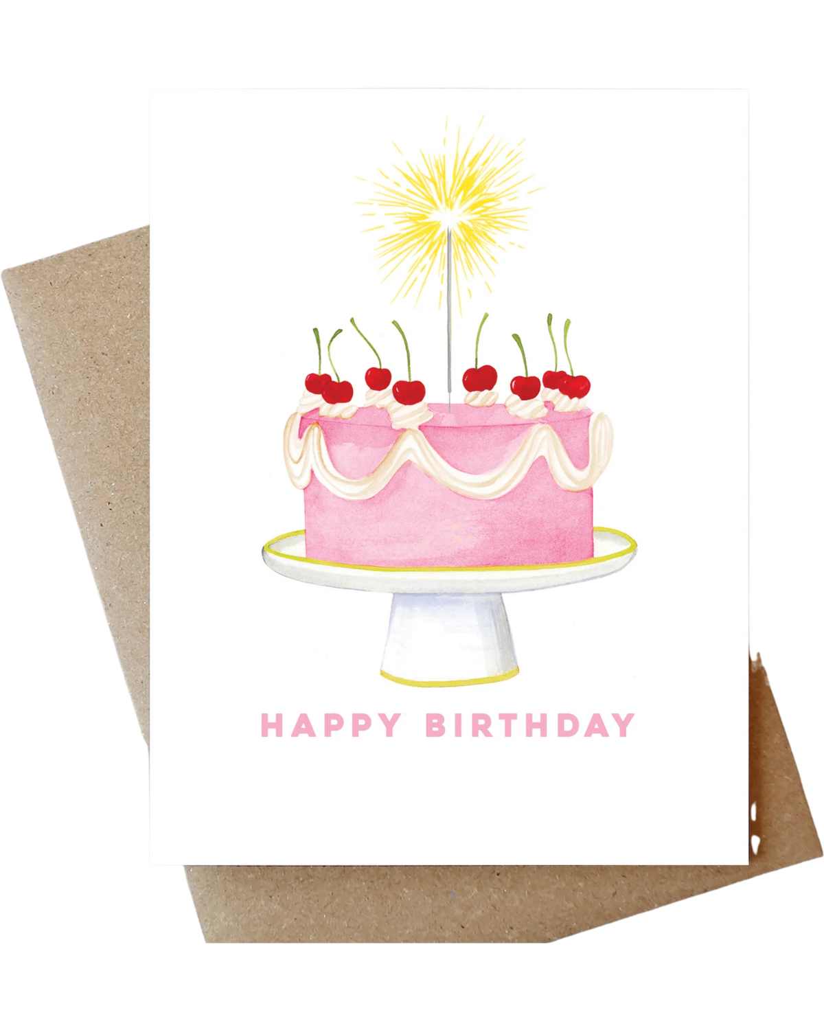 Happy Birthday Cake Card