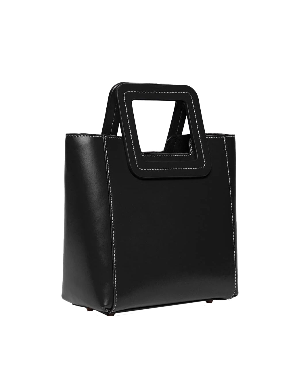 Mini Shirley Leather Bag (Black)