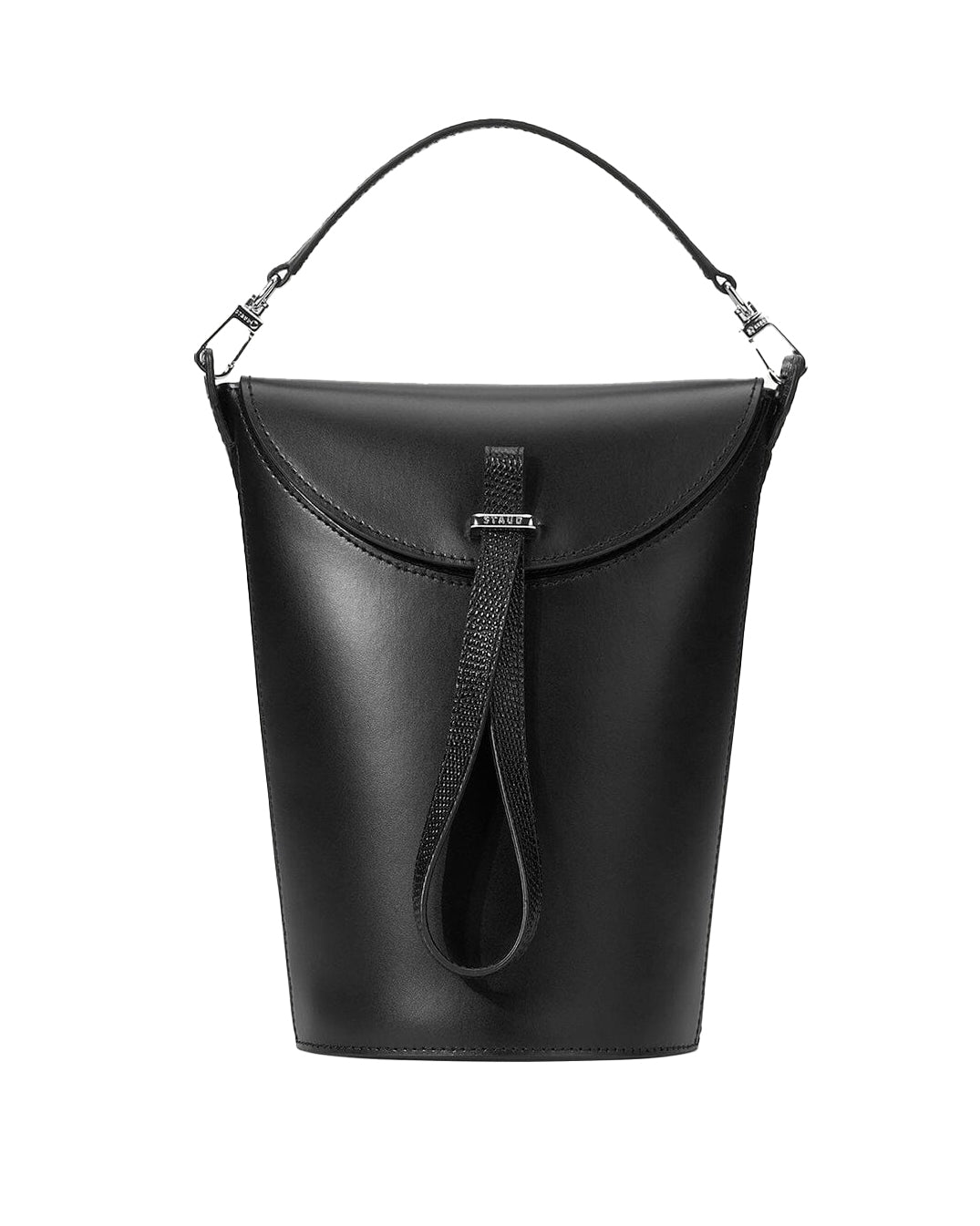 Phoebe Convertible Bucket Bag (Black)