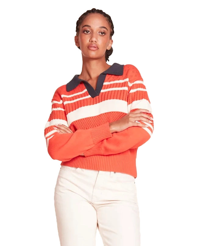 Parker Polo Sweater (Red)