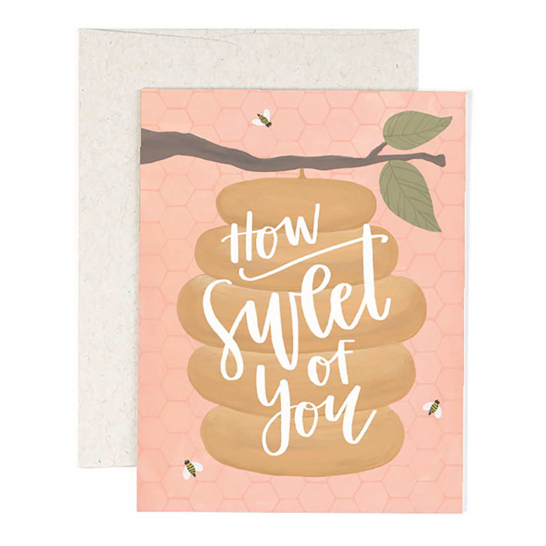 How Sweet Beehive Greeting Card