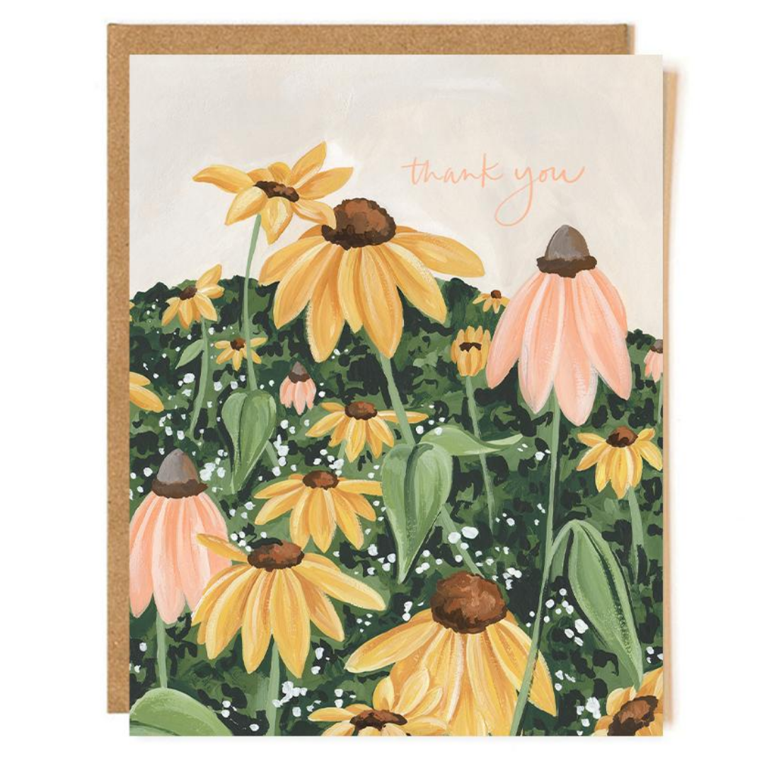 Windy Hills Thank You Greeting Card