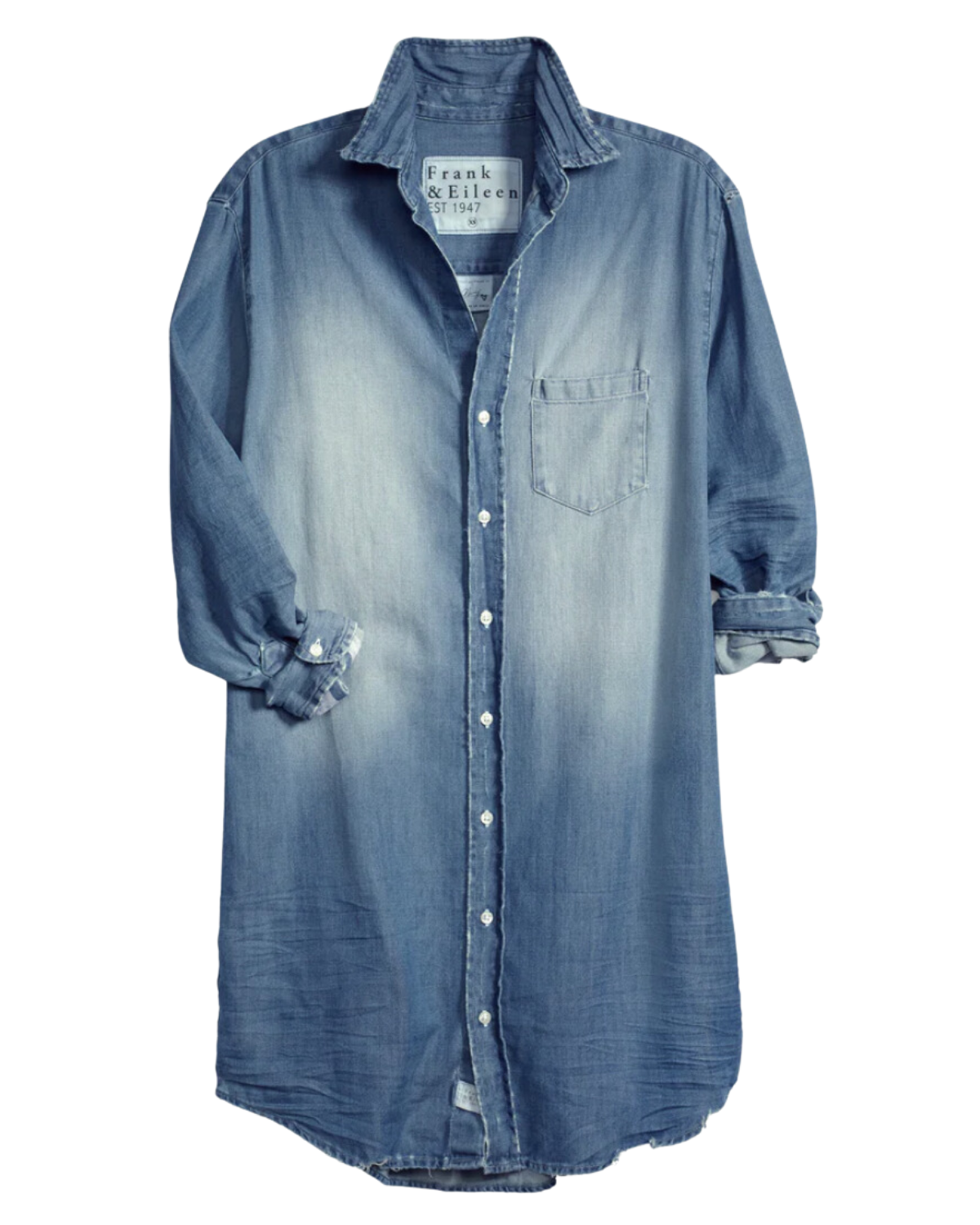 Mary Dress (Distressed Chambray)