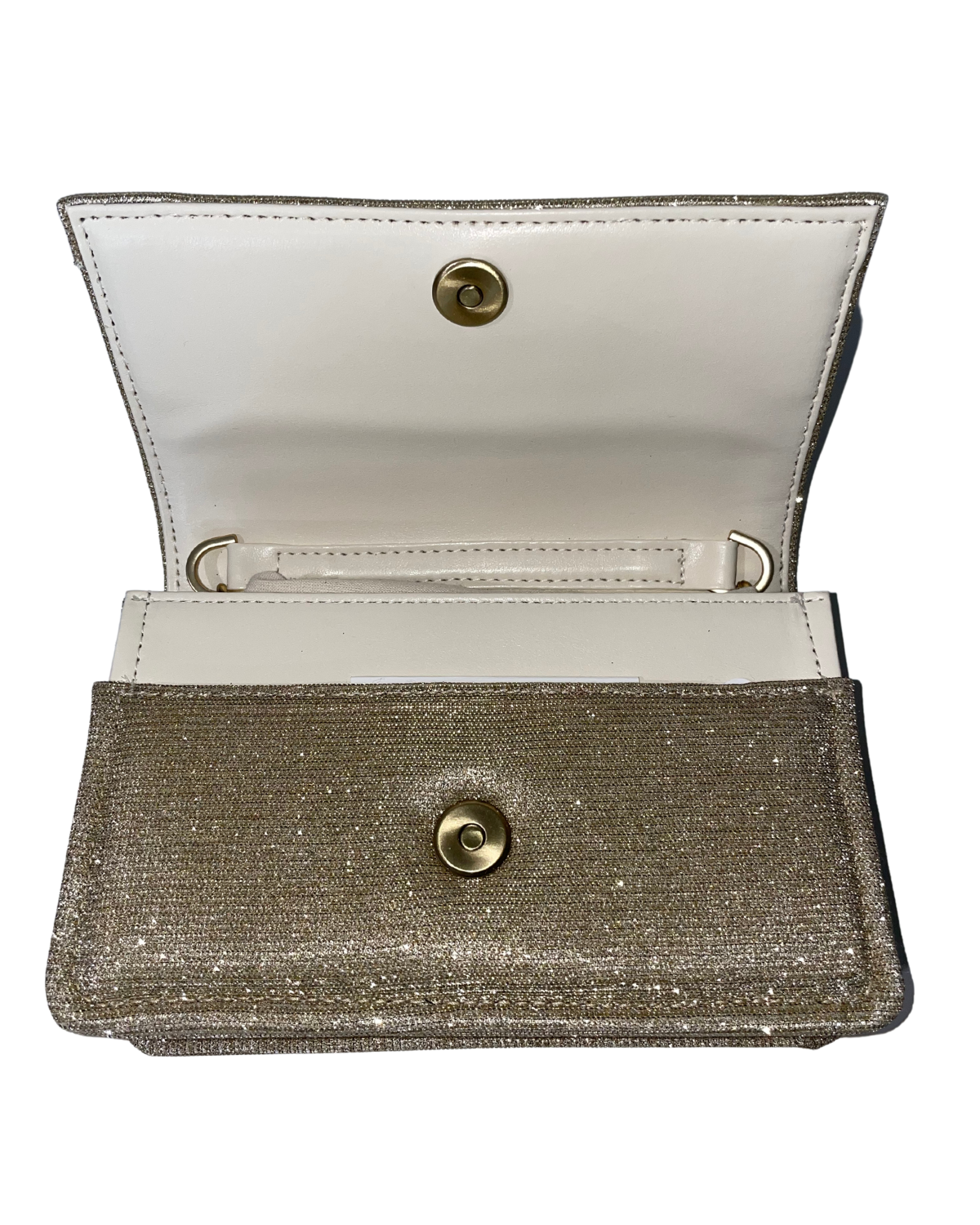 The Mini Paris Sparkle Crossbody Bag (Gold)