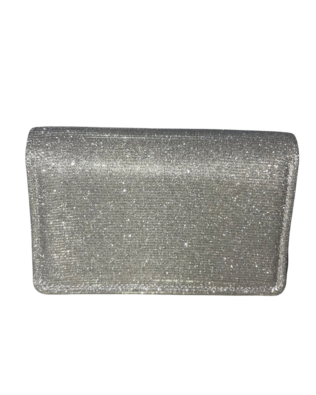 The Mini Paris Sparkle Crossbody Bag (Silver)
