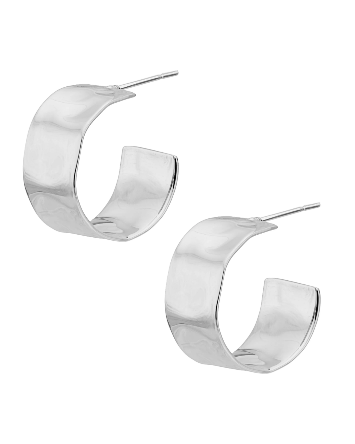 Maji Mini Hoop Earrings (Silver)
